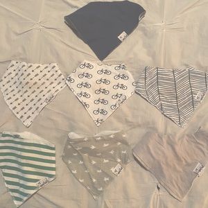 Copper Pearl Bibs, Lot of 7